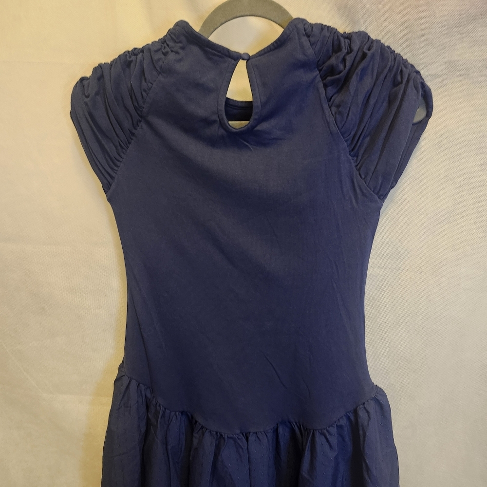 Free People Afternoon Elegance Midi Dress In Indigo Pura - Picture 9 of 11